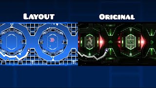 Cytokinesis Layout vs Original  Geometry Dash [upl. by Goodman]