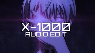 X1000  Skyver SpedSlowed Edited Audio ☠️🎧 [upl. by Jordanson]