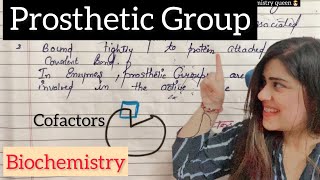 Prosthetic group  Cofactors  Biochemistry  msc chemistry  prosthetic group enzymes msc notes [upl. by Ardith]