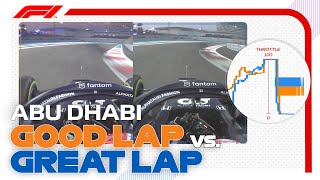 Good Lap Vs Great Lap with AlphaTauri  2022 Abu Dhabi Grand Prix  Workday [upl. by Adnilahs]