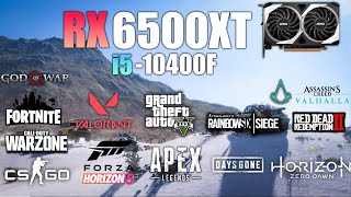 RX 6500XT  i5 10400F  Test in 14 Games  RX 6500XT Gaming [upl. by Arbe]