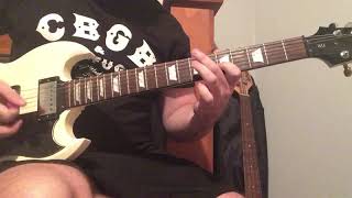 Iggy and the Stooges “penetration” guitar new version  slowed down “lesson” on my page shorts [upl. by Kilby]