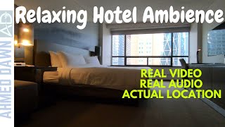 Real Hotel Room Ambience  Relaxing White Noise Hotel Ambience  Hotel ASMR Ambient Sounds [upl. by Smitty]