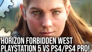 Horizon Forbidden West  PS5 vs PS4 vs PS4 Pro  Can CrossGen Deliver For All Gamers [upl. by Anilorac297]