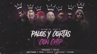 Cosculluela Chini Lee Anuel AA Miky Woodz Arcangel Noriel Myke Towers  Palos y Cortas Remix [upl. by Eads830]