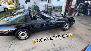 Ride in C4 Corvette COPS SHOWED UP [upl. by Hamrah453]