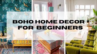 Boho Home Decor For Beginners  Boho Ultimate Guide for Starters [upl. by Elam]