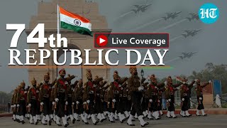 Republic Day LIVE Celebrating 74 years of Indias glory I Gallantry Awards Tableaux Fly Past [upl. by Atirehc884]