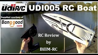 UDiRC UDI005 Arrow review  Brushless RC Boat [upl. by Mohandas]