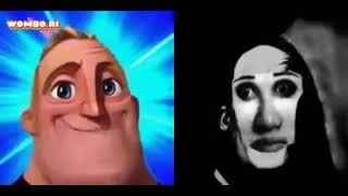 Mr Incredible Becoming Uncanny and Canny Singing Wombo Ai Combo [upl. by Etnohs798]