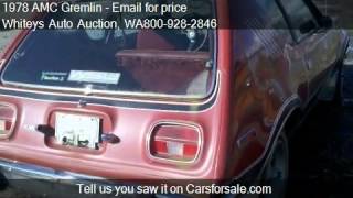 1978 AMC Gremlin X  for sale in Pacific WA 98047 [upl. by Toinette]