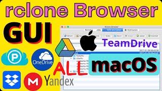 Install Rclone Browser in MacOS  Rclone GUI for MacOS  Mount Google Drive OneDrive Mega Monterey [upl. by Marleah]