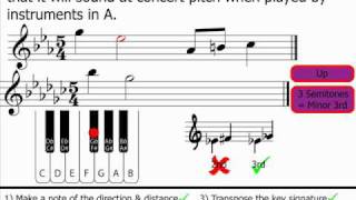 Music Theory  Transposition Part 2 [upl. by Ranna]