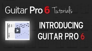 Chap1  1 Introducing Guitar Pro 6 [upl. by Nowaj638]