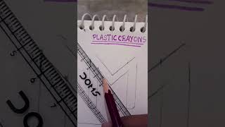 plastics crayons 🆚 oil pastel please like and subscribe [upl. by Ahs]