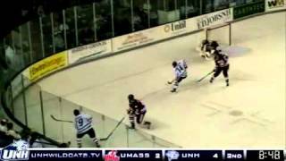 UNH Mens Ice Hockey Highlights vs UMass 110411 [upl. by Azilanna]