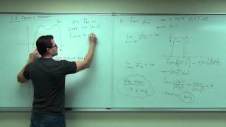 Calculus 1 Lecture 32 A BRIEF Discussion of Rolles Theorem and MeanValue Theorem [upl. by Dace]