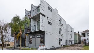 Affordable Shipping Container Apartments  LowCost Housing [upl. by Pomeroy515]