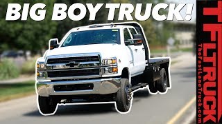 When a Dually Just Wont Do  This Chevy Silverado HS 5500 Is The Biggest Truck GM Builds [upl. by Ineslta]