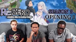 Yaboyroshi RE ZERO SEASON 3 Opening Reaction uncut [upl. by Millhon795]