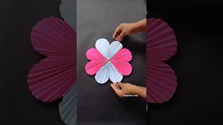 Heart Shape Paper Wall Hanging ✨youtubeshorts viralshort diy heart wallhanging papercraft [upl. by Ellekram774]