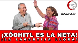 ¡XÓCHITL ES LA NETA ¡LA LAGARTIJA LLORA [upl. by Suitangi]