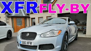 Jaguar XFR FlyBy jaguar jaguarxfr flyby [upl. by Ennovyhs]