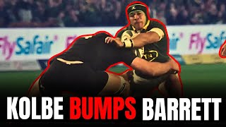 Cheslin Kolbe BUMPS Scott Barrett  Springboks vs All Blacks [upl. by Flss161]