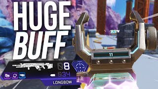 The Longbow Got Buffed Massively in Season 23  Apex Legends [upl. by Notxam]