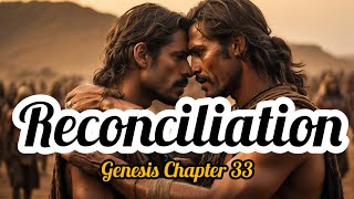 Jacobs Reconciliation with Esau  AI Bible Chapters  Genesis 33  Full Chapter  Bible Revealed [upl. by Messere]