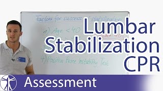 Hicks Clinical Prediction Rule for Lumbar Spine Stabilization [upl. by Doti245]