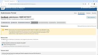 How to submit 16s RNA sequencing in NCBI submission portal ncbi bio bacteria prokaryotes dna [upl. by Jonina582]