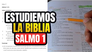 ¿Cómo estudiar la Biblia Devocional 1 Salmo capítulo 1 [upl. by Anetsirhc44]