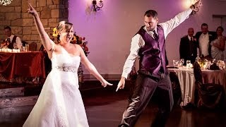 Bride amp Brother Surprise Guests During Tribute Dance [upl. by Eniamaj]