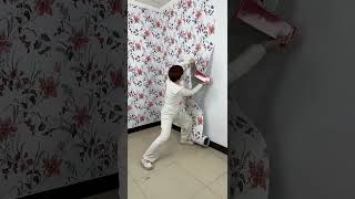 Part 81 modern minimalist style decoration 3d wall stickers scrape putty [upl. by Ulberto618]