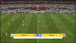 Argentina vs Bolivia  World Cup 2026 Qualifiers  Live Football Match  4K [upl. by Iveson]