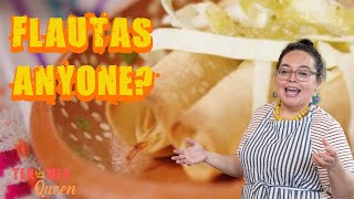 Easy Homemade Chicken Flautas  TexMex Queen [upl. by Odille140]