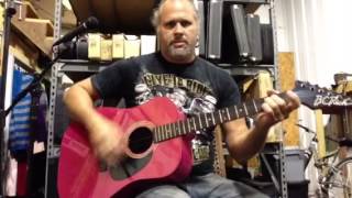 BC Rich Thinline Vs Acoustic part 1 [upl. by Bergeman]