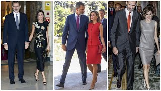 Worlds most beautiful and gorgeous Queen 👑 Letizia of Spain dress stylesqueen Letizia outfits 2024 [upl. by Tonye1]