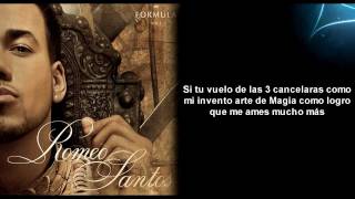 Llévame Contigo  Romeo Santos Letra  Formula Vol1 2011 HD [upl. by Lorinda]