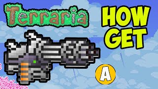 Terraria how to get Gun EASY  Terraria Gun guide  Terraria 1449 Gun [upl. by Suiravad]