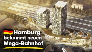 Deutschlands neue MegaBahnhöfe Übertrifft Hamburgs Hauptbahnhof alles [upl. by Yznel]