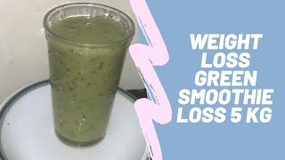 Weight loss green smoothie recipe  green smoothie for weight loss super green smoothie aim life [upl. by Bunch]