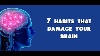 9 Bad Habits That Slowly Damage Your Brain  DONT IGNORE [upl. by Fifi516]