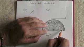 Drawing Angles With a Protractor [upl. by Forras]