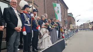 Schützenfest in Grevenbroich Kapellen 2024  Königsparade am 262024  BSV KapellenErft [upl. by Zipah]