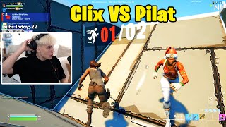 Clix VS Pilat 1v1 TOXIC Buildfights [upl. by Zzabahs]