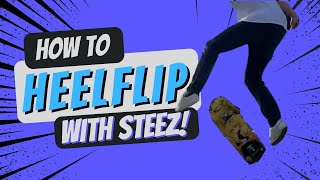 HOW TO HEELFLIP  HEEL FLIP TUTORIAL [upl. by Valdis]