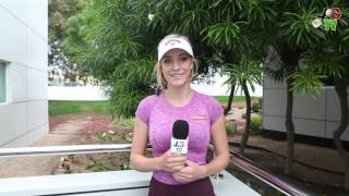 Paige Spiranac AGTV Feature Omega Dubai Ladies Masters 2015 [upl. by Merci]