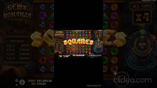 Gems Bonanza Slot Bonus Buy EPIC WIN shorts [upl. by Poppy]